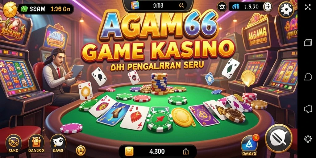 Tampilan menarik dari gameplay AGAM66 dengan berbagai pilihan permainan Kasino.