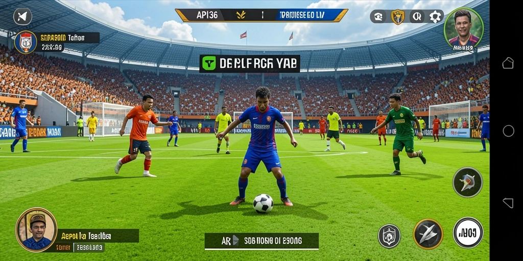 Gameplay menarik dari permainan sepak bola API36.