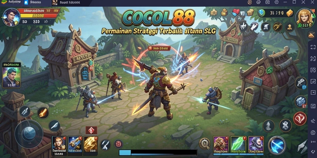 Tangkapan layar menampilkan aksi strategi di COCOL88 yang menarik.