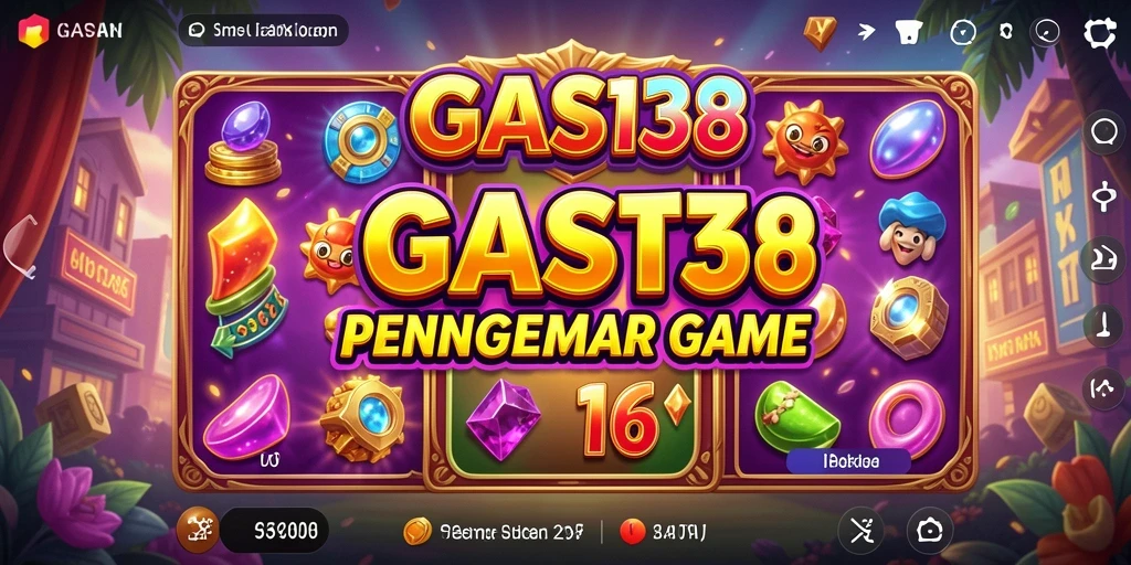 Tampilan gameplay Slot GAS138 yang menarik dan penuh warna.