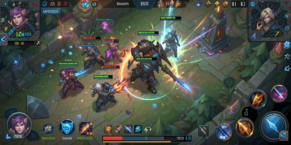 Gameplay MPO303 yang menarik dan penuh aksi dalam tampilan layar.