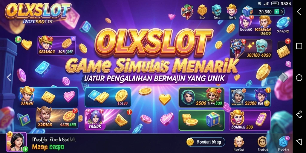 Tampilan gameplay menarik OLXSLOT dalam suasana simulasi yang seru.